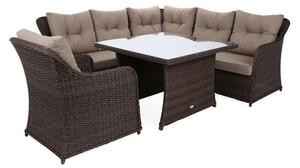 Zestaw mebli ogrodowych HOME & GARDEN Bergamo 892249 Brązowy