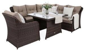 Zestaw mebli ogrodowych HOME & GARDEN Bergamo 892249 Brązowy