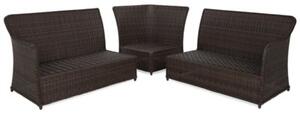 Zestaw mebli ogrodowych HOME & GARDEN Bergamo 892249 Brązowy