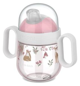 Jasnoróżowy plastikowy kubek dla dzieci 200 ml Fairy Garden by Little Dutch – Mepal