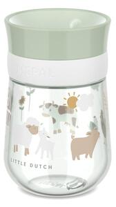 Jasnozielony plastikowy kubek dla dzieci 300 ml Little Farm by Little Dutch – Mepal