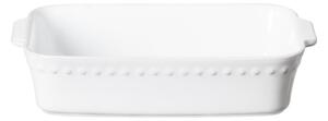 Białe kamionkowe naczynie do zapiekania Costa Nova Pearl, 27x17 cm