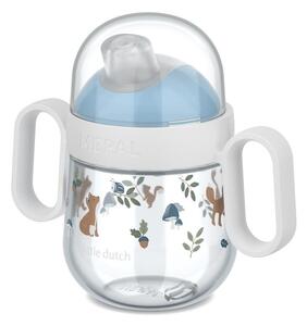 Jasnoniebieski plastikowy kubek dla dzieci 200 ml Forest Friends by Little Dutch – Mepal