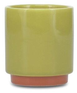 Zielona/pomarańczowa kamionkowa filiżanka 270 ml Duo – ONA