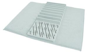 Jasnoniebieska plastikowa podkładka do naczyń 50x38 cm – Homéa