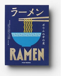 Niebieski zestaw pałeczek ze stali nierdzewnej i bambusa dla 2 osób The Essentials - Ramen Tools – Printworks