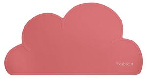 Ciemnoróżowa silikonowa mata stołowa Kindsgut Cloud, 49x27 cm