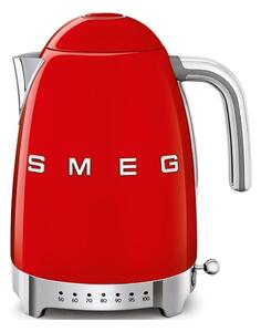 Czerwony czajnik elektryczny ze stali nierdzewnej 1,7 l Retro Style – SMEG