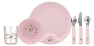 Plastikowy zestaw naczyń dla dzieci 6 szt. Fairy Garden by Little Dutch – Mepal
