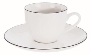 Biała porcelanowa filiżanka na espresso 100 ml Decora – Orion