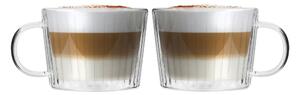 Szklane filiżanki zestaw 2 szt. do cappuccino 250 ml Livio Duo – Vialli Design