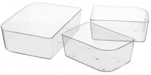 Orion Plastikowe pudełko z uszczelką, dzielone na 3 części PRIM, 1 l