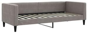 Sofa z materacem do spania, kolor taupe, 80x200 cm, tkanina