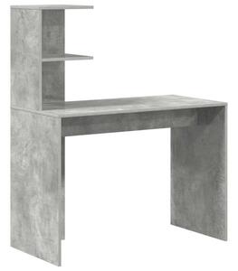 Biurko betonowy szary 102 x 50 x 124 cm materiaÅ drewnopochodny