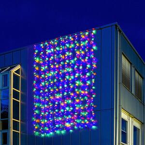 VOLTRONIC Świąteczna świetlna kurtyna 6x3m,600 LED, kolorowy