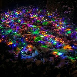 VOLTRONIC Świąteczna świetlna kurtyna 6x3m,600 LED, kolorowy
