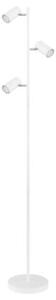 Lampa podłogowa Globo ROBBY 57910SW biała mat metal, 3x GU10 LED, wys. 154 cm, kabel 1,8 m z włącznikiem