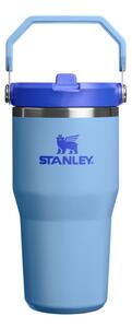 Niebieski termos ze stali nierdzewnej 600 ml IceFlow™ Flip Straw 2.0 Tumbler Blue Sky – Stanley