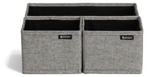 Tekstylne organizery do szuflady zestaw 3 szt. Soft Storage – Bigso