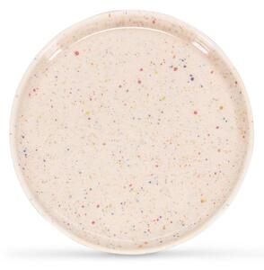 Beżowy porcelanowy talerz deserowy ø 20,5 cm Fika – ONA