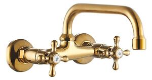 Bateria kuchenna HYDROSAN FLORA-GL Złoty