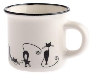 Kubek porcelanowy Dakls Cats Emily, 75 ml