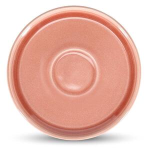 Różowy kamionkowy spodek ø 14,5 cm Duna – ONA