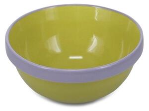 Zielona/fioletowa kamionkowa miska 710 ml Duo – ONA
