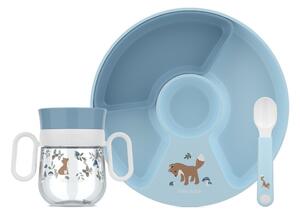 Plastikowy zestaw naczyń dla dzieci 3 szt. Forest Friends by Little Dutch – Mepal