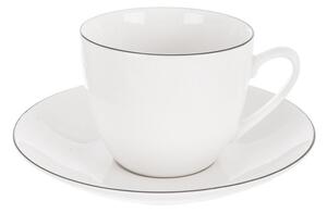 Biała porcelanowa filiżanka do cappuccino 210 ml Decora – Orion