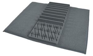 Szara plastikowa podkładka do naczyń 50x38 cm – Homéa