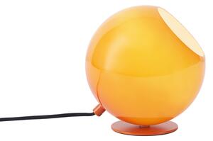 Lampa stołowa w stylu retro pomarańczowa ze szkła - Mabel