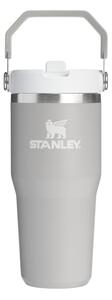 Jasnoszary termos ze stali nierdzewnej 410 ml IceFlow™ Flip Straw 2.0 Tumbler Ash – Stanley