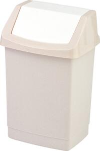 Beżowy plastikowy kosz na śmieci 25 l Click-It – Curver