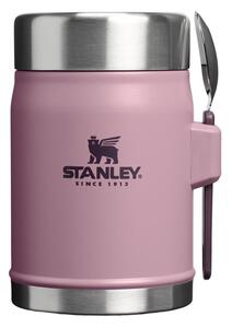 Fioletowy termos na jedzenie ze stali nierdzewnej 400 ml Legendary Food Jar + Spork Purple Smoke – Stanley