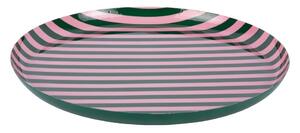Zielony/jasnoróżowy żelazny talerz ø 30 cm Animado – PT LIVING