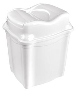 Biały plastikowy kosz na śmieci 9 l Whirpool – Orion