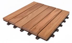 Płytki podłogowe z drewna jesionowego zestaw 6 szt. Rojaplast – Thermowood