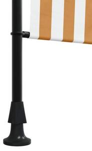 Roleta zewnętrzna, pomarańczowo-biała, 100x270 cm