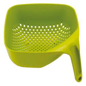 Duży zielony durszlak sześciokątny Joseph Joseph Square Colander