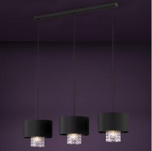 Eglo Eglo 39978 - Żyrandol na lince SAPUARA 3xE27/40W/230V czarny EG39978