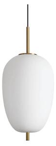 Ideal Lux Ideal Lux - LED Żyrandol na lince UMILE LED/20W/230V śr. 27 cm CRI 90 mosiądz/biały ID314945