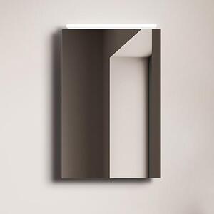 Szafka lustrzana z o?wietleniem Talos Mirage 40 x 60 x 13,1 cm - wysokiej jako?ci aluminiowa obudowa z prze??cznikiem - pod?wietlane lustro z neutralnym bia?ym ?wiat?em - szafka lustrzana do ?azienki