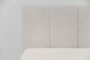 EMWOmeble Łóżko tapicerowane z pojemnikiem SFG0114 | 160x200 | Boucle | Szary #17