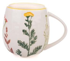 Biały porcelanowy kubek 500 ml Flower Garden – Dakls