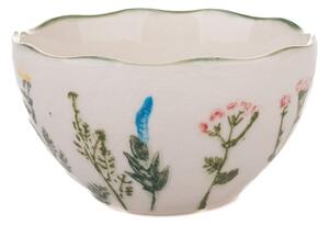 Biała porcelanowa miska Flower Garden – Dakls