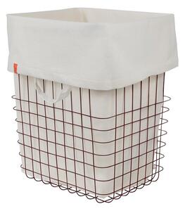 Bordowy metalowy kosz na pranie 64 l Store-It – Mette Ditmer Denmark
