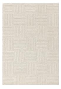 Wełniany dywan tkany ręcznie w kolorze kości słoniowej 120x170 cm Zennith Grid – Asiatic Carpets