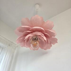 Lampa sufitowa kwiat Peonia jasno-różowa