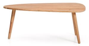 Stolik z litego drewna akacjowego w naturalnym kolorze 60x110,5 cm Duvani – Kave Home
